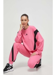 αθλητική φόρμα adidas γυναικεία χρώμα ροζ 77 % βαµβάκι, 23 % ανακυκλωµένος πολυεστέρας