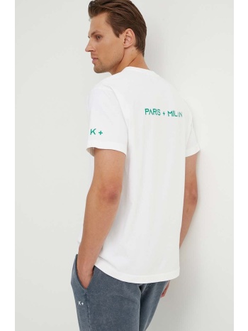 βαμβακερό μπλουζάκι k+lusha ανδρικό, χρώμα μπεζ, klforco