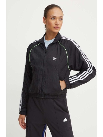 μπουφάν adidas originals χρώμα μαύρο, it9689 κύριο υλικό