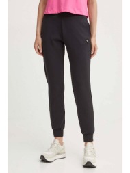 παντελόνι φόρμας guess olympe χρώμα: μαύρο, v4yb08 kcay2 47% πολυεστέρας, 42% modal, 11% σπαντέξ