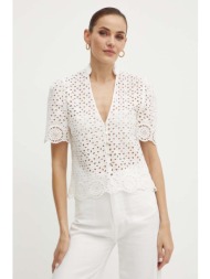 βαμβακερό πουκάμισο morgan cflam cflam χρώμα: άσπρο, cflam cflam 100% βαμβάκι