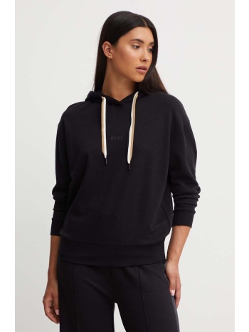 φούτερ lounge boss χρώμα μαύρο, με κουκούλα, 50524760 46%