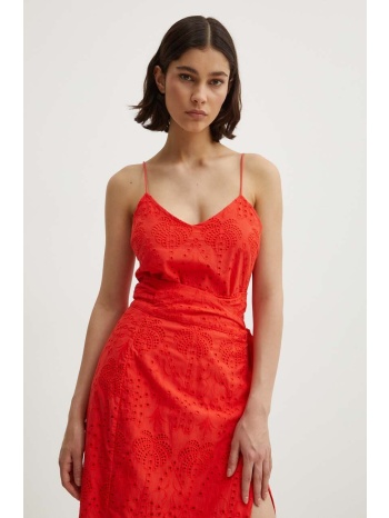 βαμβακερό τοπ never fully dressed cami top χρώμα κόκκινο