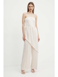 ολόσωμη φόρμα max&co. χρώμα: μπεζ, 2416241024200 κύριο υλικό: 100% βισκόζη
φόδρα: 100% βαμβάκι