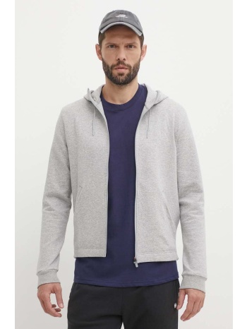 μπλούζα reebok active collective χρώμα γκρι, με κουκούλα