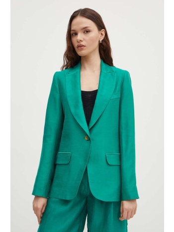 blazer με μείγμα λινών la petite française voyante χρώμα