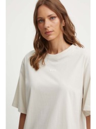 βαμβακερό μπλουζάκι boss orange γυναικείο, χρώμα: μπεζ, 50523256 κύριο υλικό: 100% βαμβάκι
πλέξη λασ