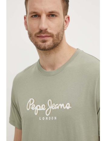 βαμβακερό μπλουζάκι pepe jeans abel ανδρικό, χρώμα