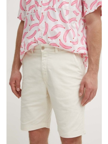 σορτς pepe jeans carpenter short χρώμα μπεζ, pm801101