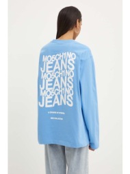 βαμβακερή μπλούζα με μακριά μανίκια moschino jeans 12.058.234 100% βαμβάκι