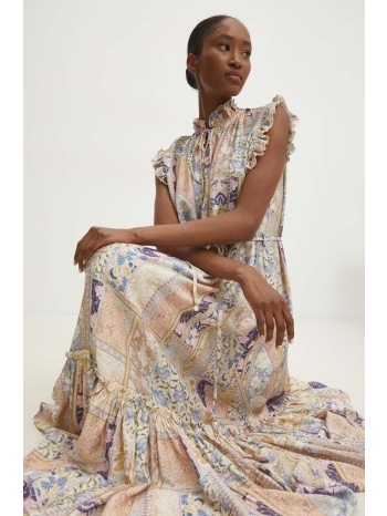 φόρεμα answear lab χρώμα ροζ 90% ρεγιόν, 10% πολυαμίδη