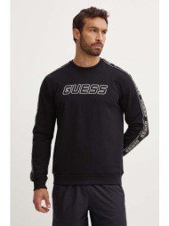 μπλούζα guess arlo χρώμα: μαύρο, z4gq24 k6zs1 95% βαμβάκι, 5% σπαντέξ