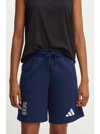 σορτς adidas performance poland χρώμα ναυτικό μπλε, jf9049