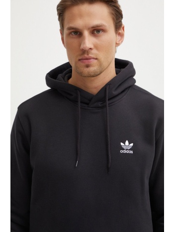 μπλούζα adidas originals χρώμα μαύρο, με κουκούλα, iy4930