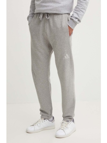 βαμβακερό παντελόνι adidas all szn χρώμα γκρι, iy6558 100%