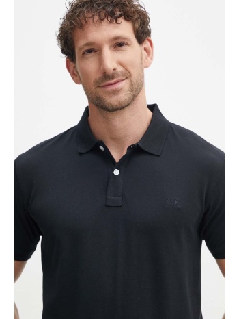πόλο lindbergh χρώμα μαύρο, 30-404016 95% βαμβάκι, 5%