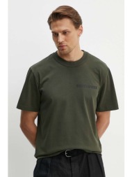 βαμβακερό μπλουζάκι sunflower ανδρικό, χρώμα: πράσινο, 2013 100% οργανικό βαμβάκι