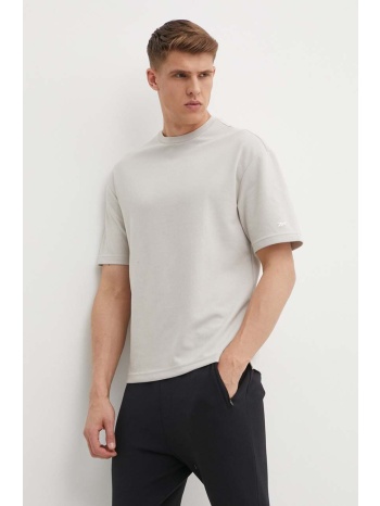 μπλουζάκι reebok active collective χρώμα μπεζ, 100075587