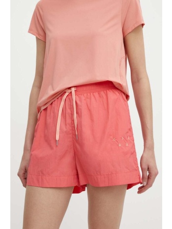 σορτς προπόνησης casall athleisure χρώμα ροζ 100%