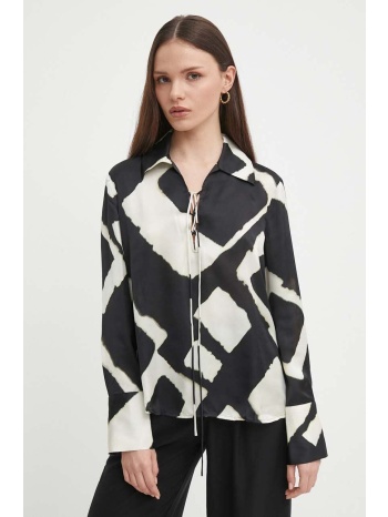 μπλουζάκι sisley χρώμα μαύρο 100% πολυεστέρας