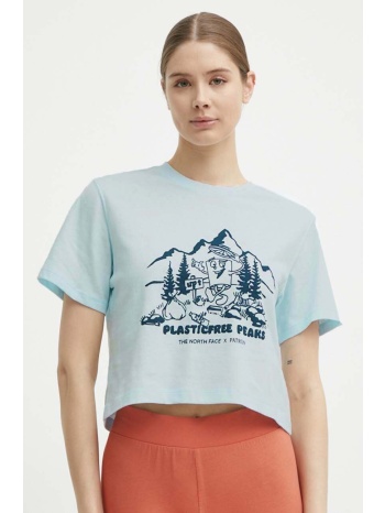 βαμβακερό μπλουζάκι the north face γυναικείο, nf0a87e0o0r1