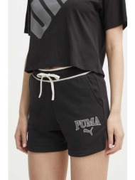 σορτς puma squad χρώμα: μαύρο, 678704 κύριο υλικό: 68% βαμβάκι, 32% πολυεστέρας
φόδρα τσέπης: 100% β