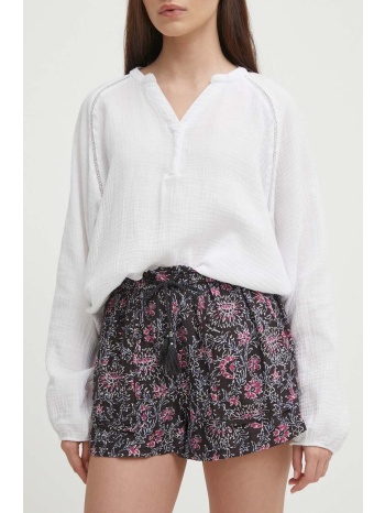 σορτς pepe jeans patty patty χρώμα μαύρο, pl801103