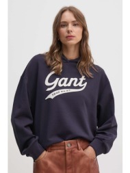 βαμβακερή μπλούζα gant ...
