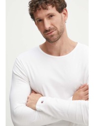 longsleeve tommy hilfiger 3-pack χρώμα: μπεζ, um0um03022 95% βαμβάκι, 5% σπαντέξ