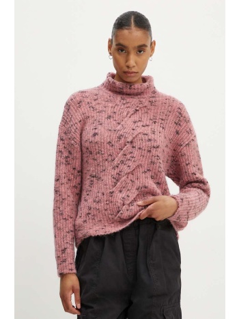 πουλόβερ με προσθήκη μαλλιού moschino jeans γυναικείο