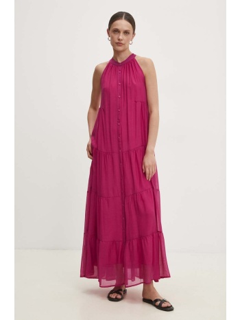 φόρεμα answear lab χρώμα ροζ κύριο υλικό 80% lyocell, 20%
