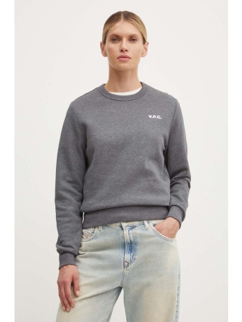 βαμβακερή μπλούζα a.p.c. sweat boxy petit vpc γυναικεία