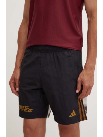 σορτς adidas performance pride χρώμα μαύρο, iw3954 100%