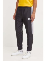 παντελόνι adidas tiro χρώμα: μαύρο, ix1348 100% ανακυκλωμένος πολυεστέρας