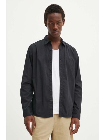 πουκάμισο levi`s χρώμα μαύρο, 86625 98% βαμβάκι, 2% σπαντέξ