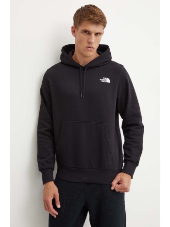 μπλούζα the north face simple dome hoodie χρώμα μαύρο, με