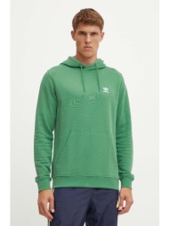 βαμβακερή μπλούζα adidas originals χρώμα: πράσινο, με κουκούλα, ix7671 κύριο υλικό: 100% βαμβάκι
πλέ