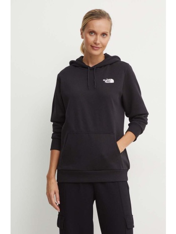 μπλούζα the north face simple dome hoodie χρώμα μαύρο, με