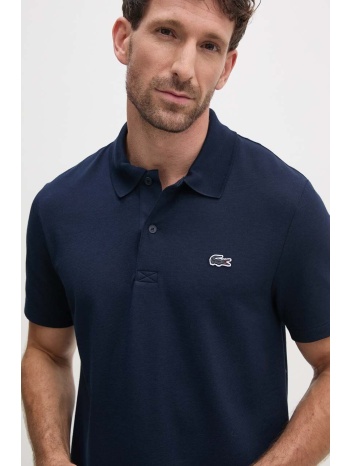 πόλο lacoste χρώμα ναυτικό μπλε, dh5522 57% βαμβάκι, 32%