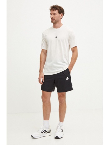 μπλουζάκι προπόνησης adidas performance yoga χρώμα μπεζ