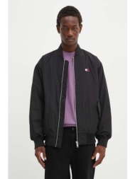 μπουφάν bomber tommy jeans ανδρικά, χρώμα: μαύρο, dm0dm20480 κύριο υλικό: 100% πολυεστέρας
φόδρα: 10