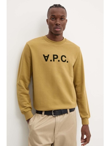 βαμβακερή μπλούζα a.p.c. sweat standard grand vpc gots
