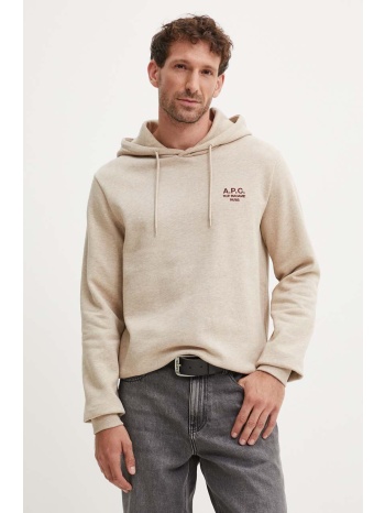 μπλούζα a.p.c. hoodie standard rue madame gots χρώμα μπεζ