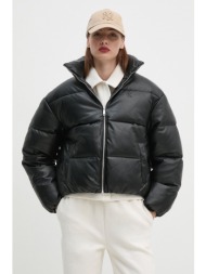 μπουφάν calvin klein jeans χρώμα: μαύρο, j20j224111 κύριο υλικό: 100% poliuretan
φόδρα: 100% πολυεστ