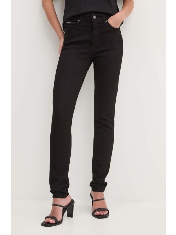 τζιν παντελόνι guess jeans χρώμα μαύρο, w4ya92 d5dl1 99%