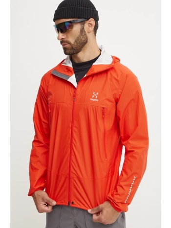 σακάκι εξωτερικού χώρου haglöfs l.i.m proof χρώμα κόκκινο