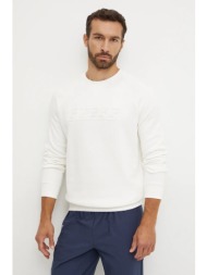 μπλούζα guess χρώμα: άσπρο, z4yq16 k9v31 85% βαμβάκι, 15% πολυεστέρας