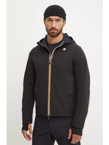 μπουφάν k-way χρώμα μαύρο, k6131bw κύριο υλικό 92%