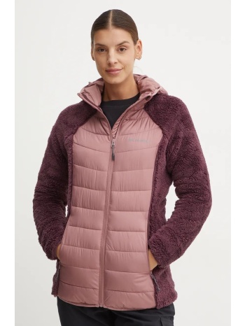 αθλητικό μπουφάν columbia powder lite sherpa hybrid χρώμα