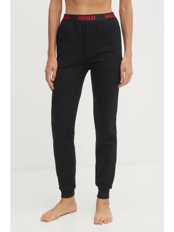 παντελόνι lounge hugo χρώμα μαύρο, 50520499 κύριο υλικό